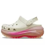 Crocs Tamanco Mega Crush Color Dip ‘Rosa Branco’