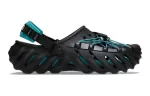 Crocs Tamanco de cadarços reflexivos Echo ‘Black Teal’