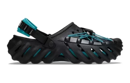 Crocs Tamanco de cadarços reflexivos Echo ‘Black Teal’