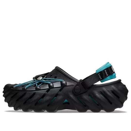 Crocs Tamanco de cadarços reflexivos Echo ‘Black Teal’