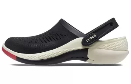 Crocs Tamanco de mármore Ombre LiteRide 360 ​​’Preto’