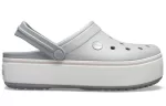 Crocs Tamanco de plataforma ‘Cinza Claro’
