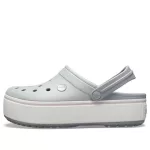 Crocs Tamanco de plataforma ‘Cinza Claro’