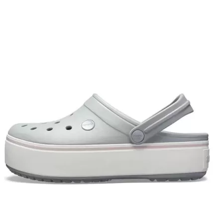 Crocs Tamanco de plataforma ‘Cinza Claro’