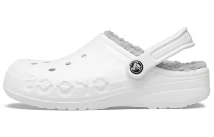 Crocs Tamanco forrado Baya ‘Branco’
