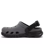 Crocs Tamanco reflexivo Duet Max ‘Cinza Preto’