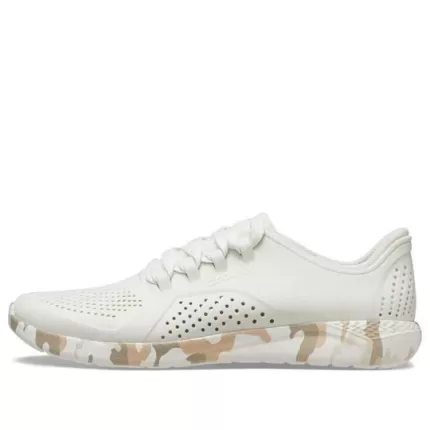 Crocs Tênis Camo Pacer com estampa LiteRide ‘White Tan’