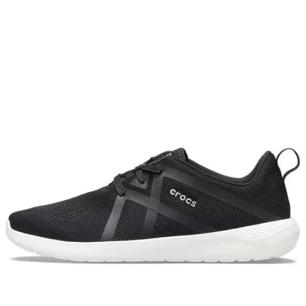 Crocs Tênis LiteRide Modform Lace ‘Preto Branco’