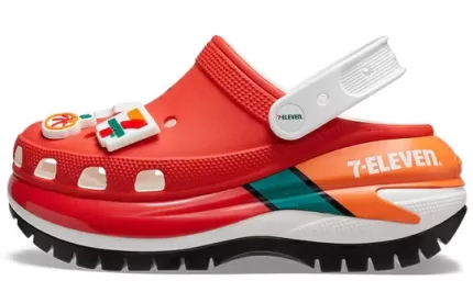 Crocs x 7-ELEVEN Classic Crush Clog ‘Vermelho’
