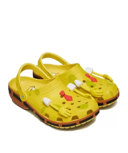 Crocs x Bob Esponja Calça Quadrada Classic Tamanco ‘Bob Esponja’