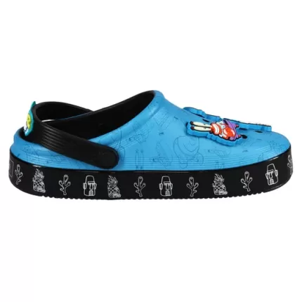 Crocs x Bob Esponja Calça Quadrada Tamanco Fora da Quadra ‘Fenda do Biquíni’