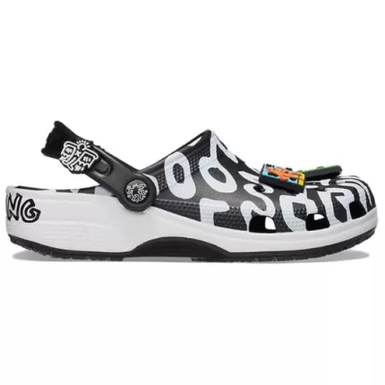 Crocs x Keith Haring Classic Tamanco ‘Preto Branco’