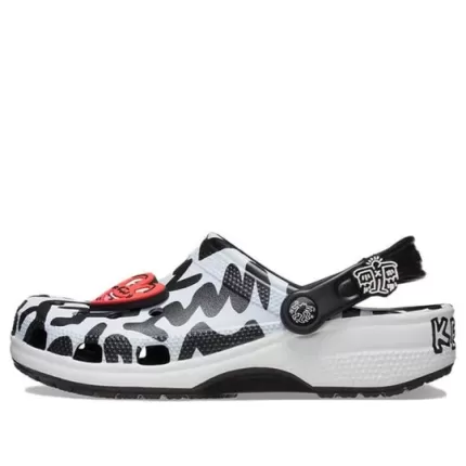 Crocs x Keith Haring Classic Tamanco ‘Preto Branco’