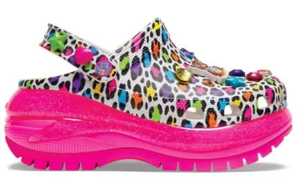 Crocs x Lisa Frank Mega Crush Clogs ‘Pink Multi’