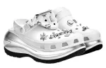 Crocs x MCM Mega Crush Clogs ‘Prata Branca’ MEXDAMM08WT