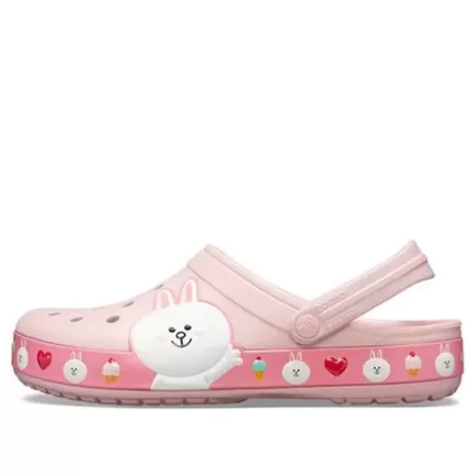 Crocs x Sandálias Line Friends Beach Rosa Unissex