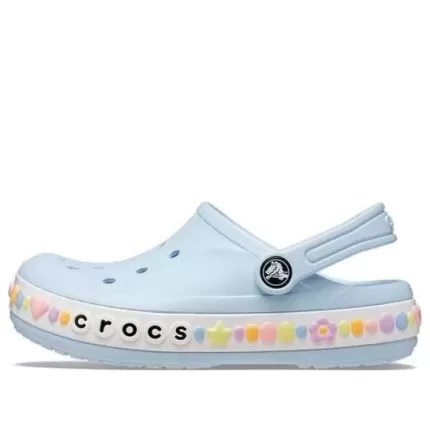 (GS) Crocs Banda Charme Bayaband Clogs ‘Mineral Blue’