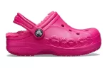 (GS) Crocs Baya Lined Clogs ‘Candy Pink’