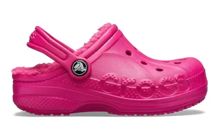 (GS) Crocs Baya Lined Clogs ‘Candy Pink’