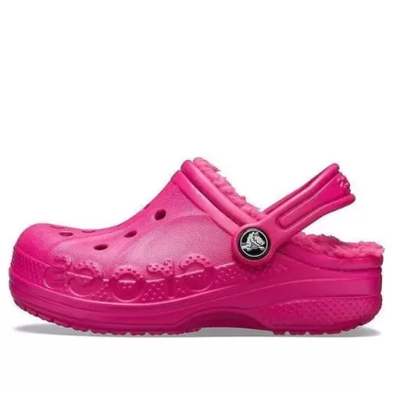 (GS) Crocs Baya Lined Clogs ‘Candy Pink’