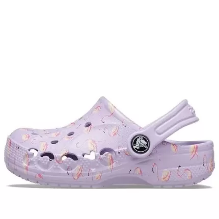 (GS) Crocs Baya Sazonal Impresso Clogs ‘Roxo’