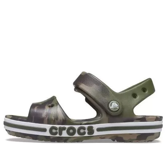 (GS) Crocs Bayaband Sandálias ‘Marble Green Brown’
