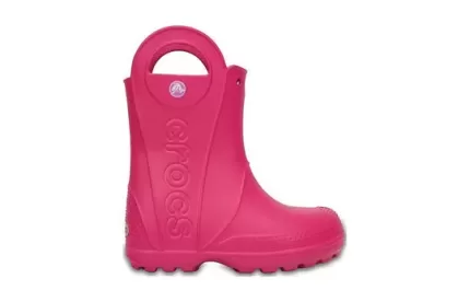 (GS) Crocs Candy Pink Handle It Rain Boots ‘Pink’ 12803-6X0