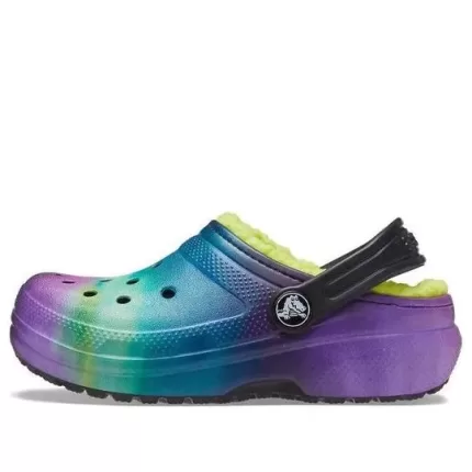 (GS) Crocs Classic Alinhado do mundo Clogs ‘Multicolorido’