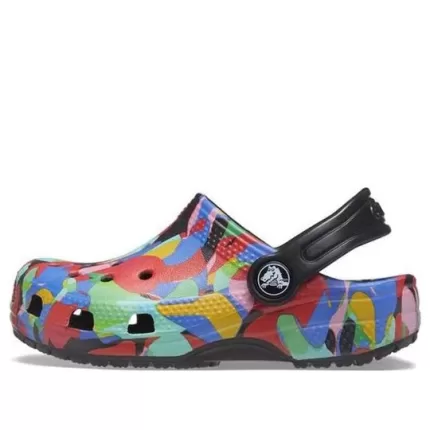 (GS) Crocs Classic Bloco de bolhas Clogs ‘Multicolorido’
