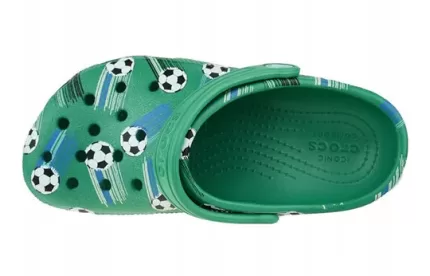 (GS) Crocs Classic Bola Esportiva Clogs ‘Verde Branco’
