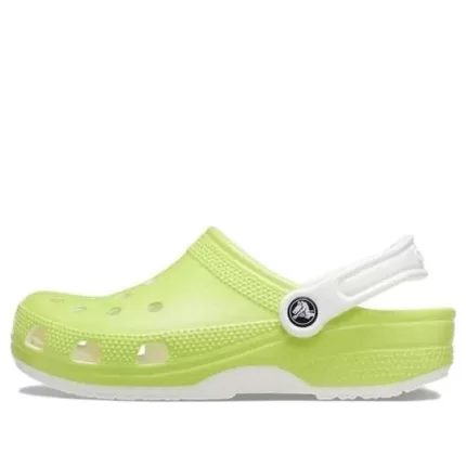 (GS) Crocs Classic Brilha no escuro Clogs ‘Verde’