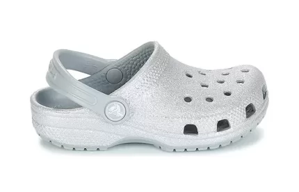 (GS) Crocs Classic Brilho Clogs ‘Prata’