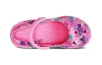 (GS) Crocs Classic Charm Mary Jane Sandálias ‘Pink Purple’
