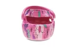 (GS) Crocs Classic Charm Mary Jane Sandálias ‘Pink Purple’