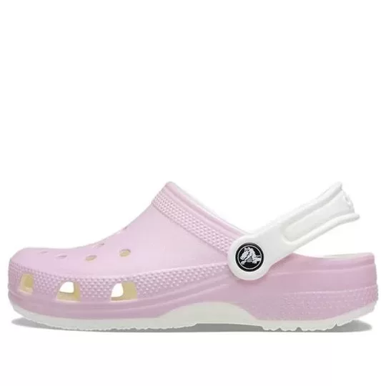 (GS) Crocs Classic Clogs ‘Rosa Branco’