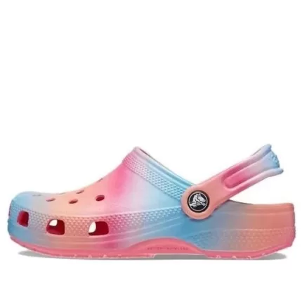 (GS) Crocs Classic Color Dip Clogs ‘Rosa Azul Laranja’