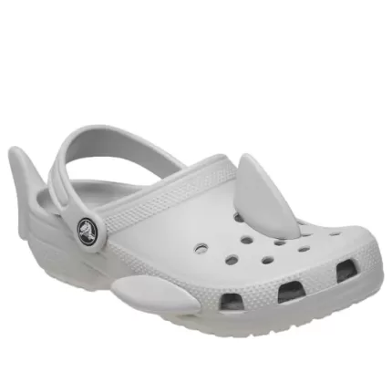 (GS) Crocs Classic EU SOU Tubarão Clogs ‘Cinza’