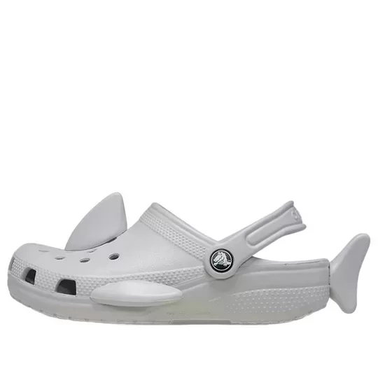 (GS) Crocs Classic EU SOU Tubarão Clogs ‘Cinza’