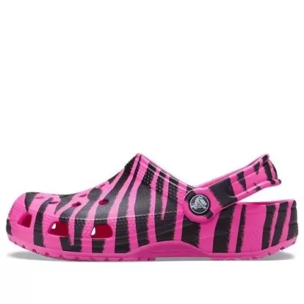 (GS) Crocs Classic Fora deste mundo Clogs ‘Electric Pink Black’