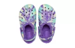 (GS) Crocs Classic Forrado Marmoreado Clogs ‘Neon Purple Multi’