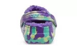 (GS) Crocs Classic Forrado Marmoreado Clogs ‘Neon Purple Multi’