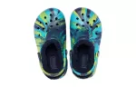 (GS) Crocs Classic Forrado Marmoreado Clogs ‘Tirante Azul’
