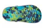 (GS) Crocs Classic Forrado Marmoreado Clogs ‘Tirante Azul’