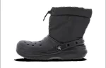(GS) Crocs Classic Forrado Neo Puff Boots ‘Core Black’