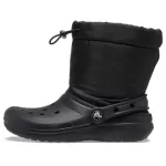 (GS) Crocs Classic Forrado Neo Puff Boots ‘Core Black’