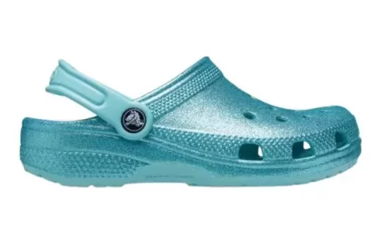 (GS) Crocs Classic Glitter Clog ‘Blue Teal’