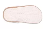 (GS) Crocs Classic Glitter forrado Clogs ‘Dourado Rosa’