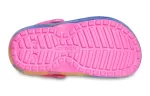 (GS) Crocs Classic Gráfico TieDye forrado Clogs ‘Azul Rosa’