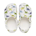 (GS) Crocs Classic Impressão de caracteres Clogs ‘Branco’