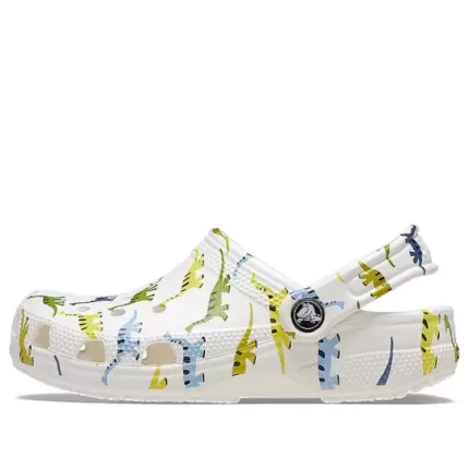 (GS) Crocs Classic Impressão de caracteres Clogs ‘Branco’